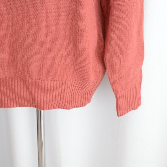 NWOT Aritzia Wilfred 100% Cashmere Montpellier Luxe Turtleneck Dusty Rose Sz M - Picture 6 of 7